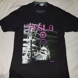 Vintage 1988 Tesla tour shirt